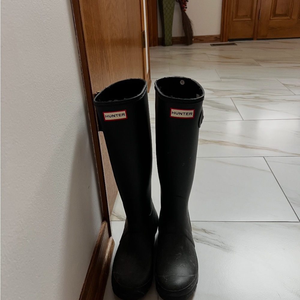 Hunter Black Rain Boots